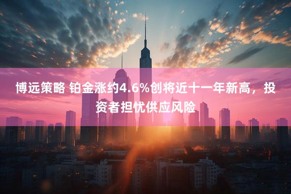 博远策略 铂金涨约4.6%创将近十一年新高，投资者担忧供应风险