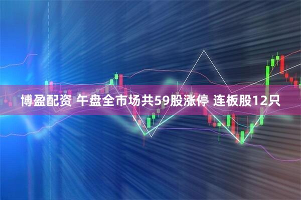 博盈配资 午盘全市场共59股涨停 连板股12只