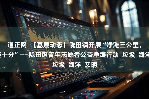 道正网  【基层动态】陇田镇开展“净滩三公里，人居美十分”——陇田镇青年志愿者公益净滩行动_垃圾_海洋_文明
